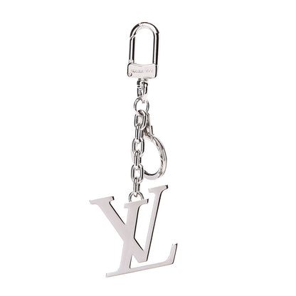 Louis Vuitton LV Facettes Bag Charm Key Holder Silver 1 of 3