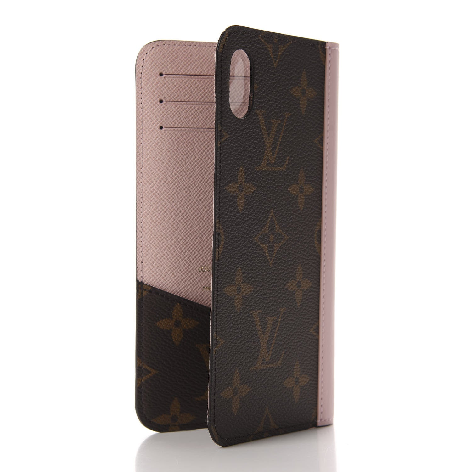 Louis Vuitton Monogram iPhone XS Max Folio Case Rose Ballerine 3 of 7