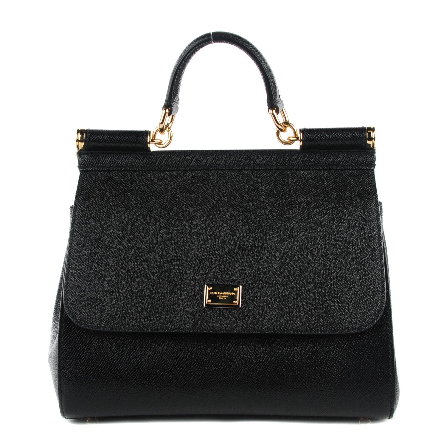Dolce & Gabbana Dauphine Medium Miss Sicily Satchel Black 1 of 8