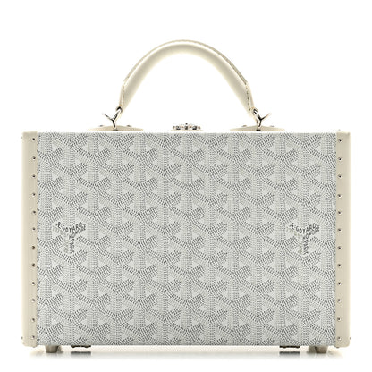 Goyard Goyardine Grand Hotel Trunk White 1 of 12