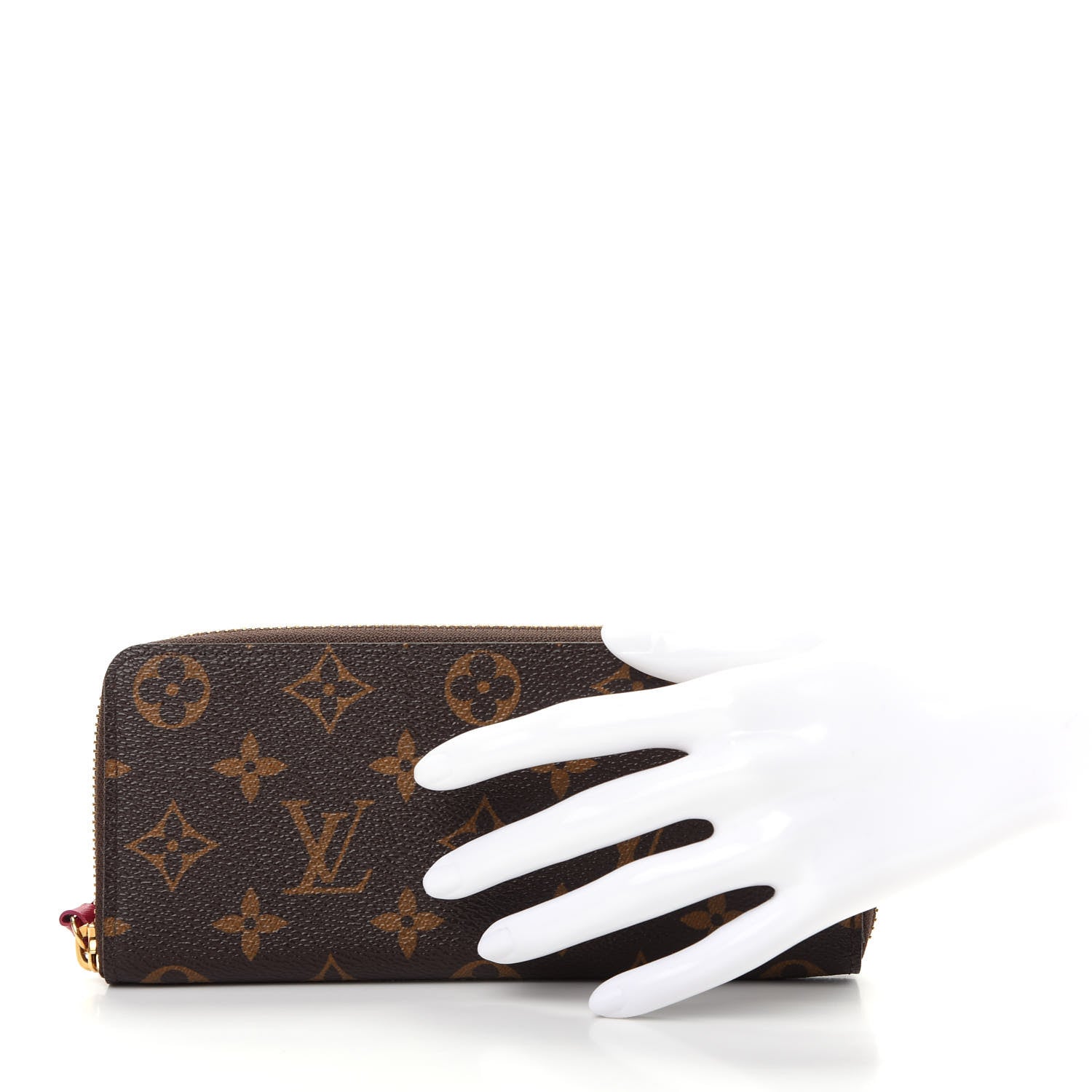 Louis Vuitton Monogram Clemence Wallet Fuchsia 2 of 8