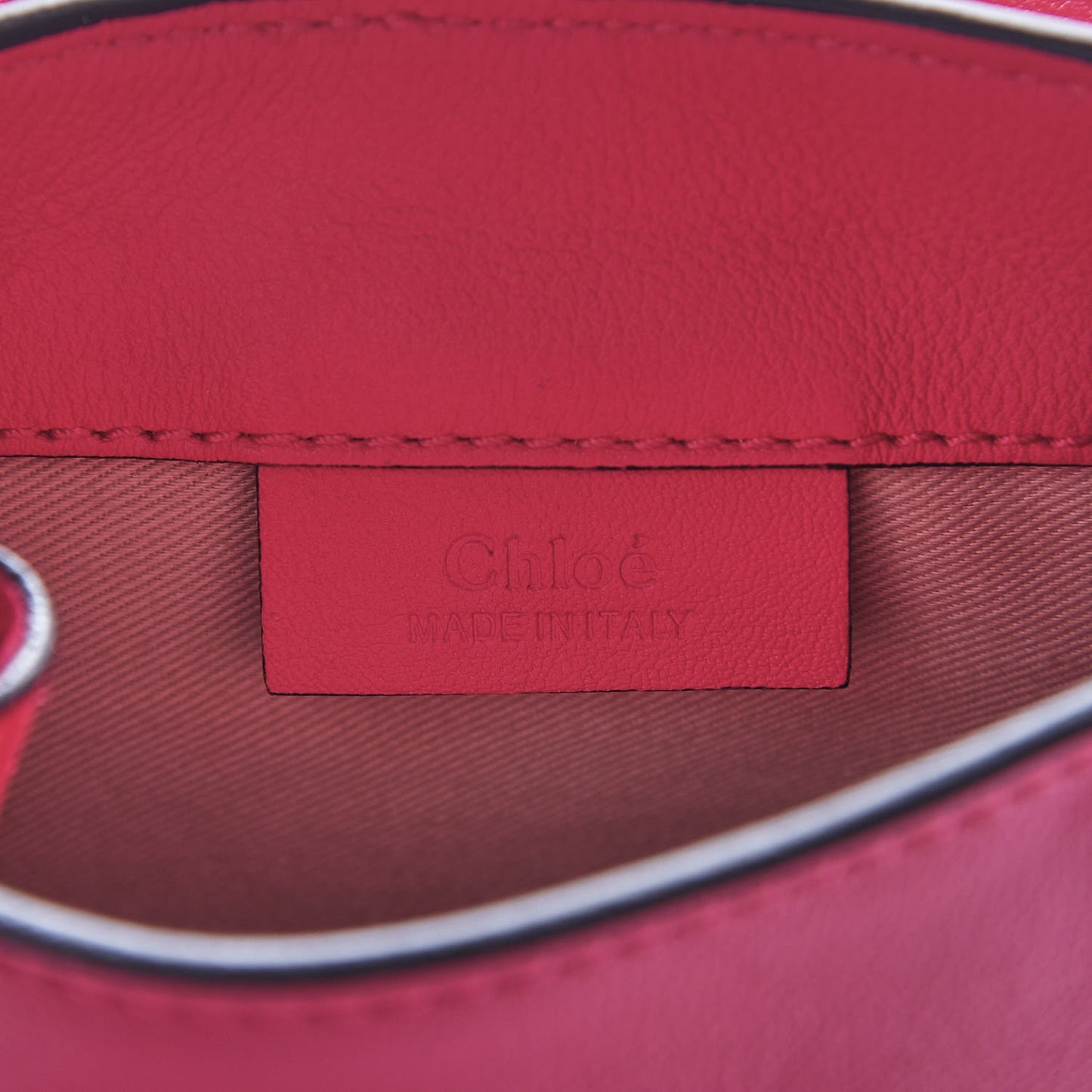 Suede Calfskin Mini Faye Backpack Fuchsia Rose