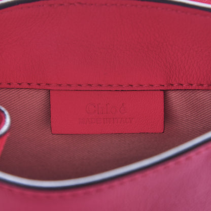 Chloe Suede Calfskin Mini Faye Backpack Fuchsia Rose 7 of 11
