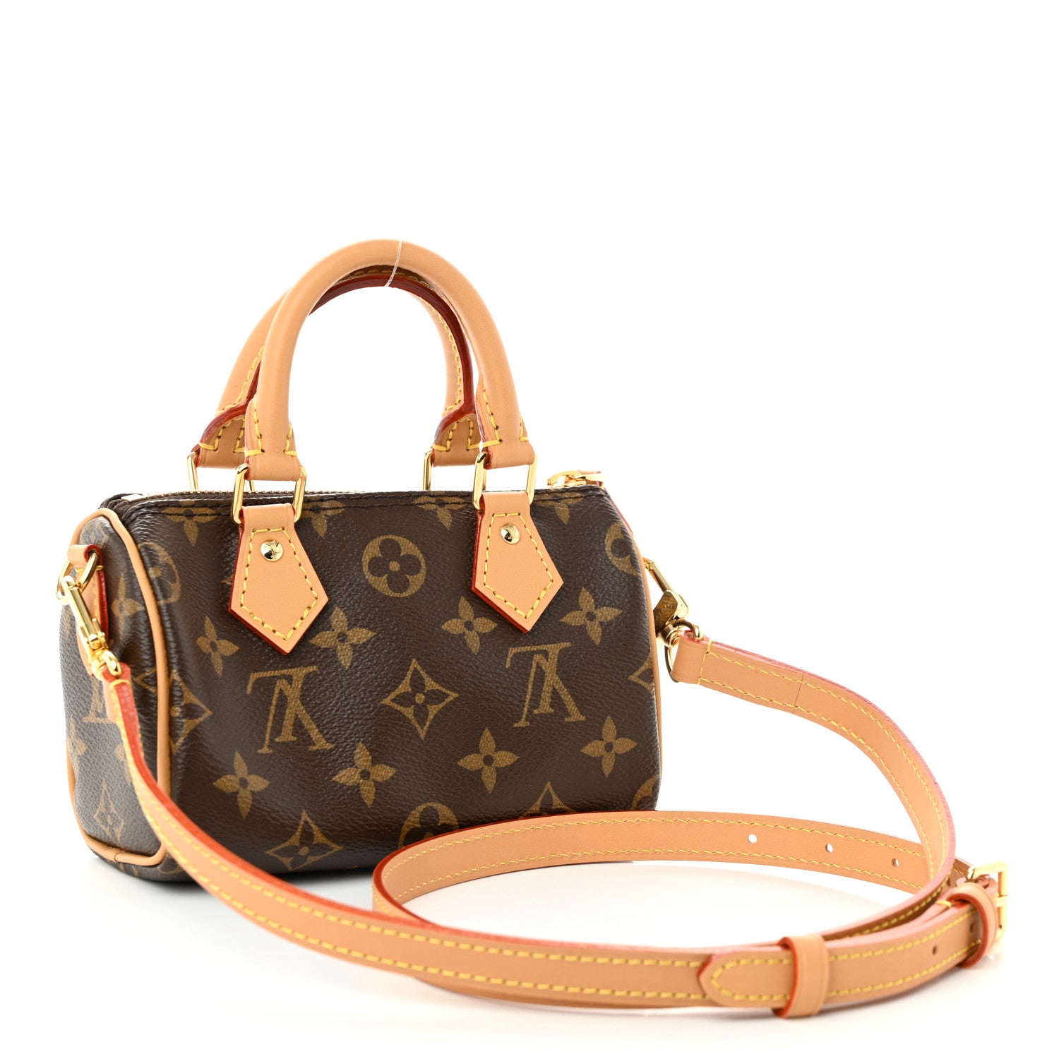 Louis Vuitton Monogram Nano Speedy Bandouliere 3 of 10