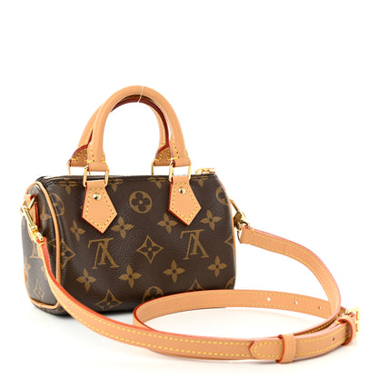 Louis Vuitton Monogram Nano Speedy Bandouliere 3 of 10