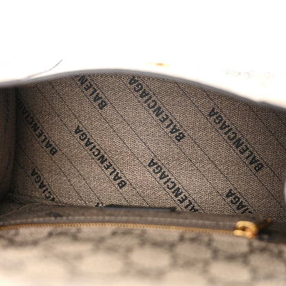 Balenciaga X GUCCI GG Supreme Monogram Small Hourglass Top Handle Bag Beige Ebony 5 of 9