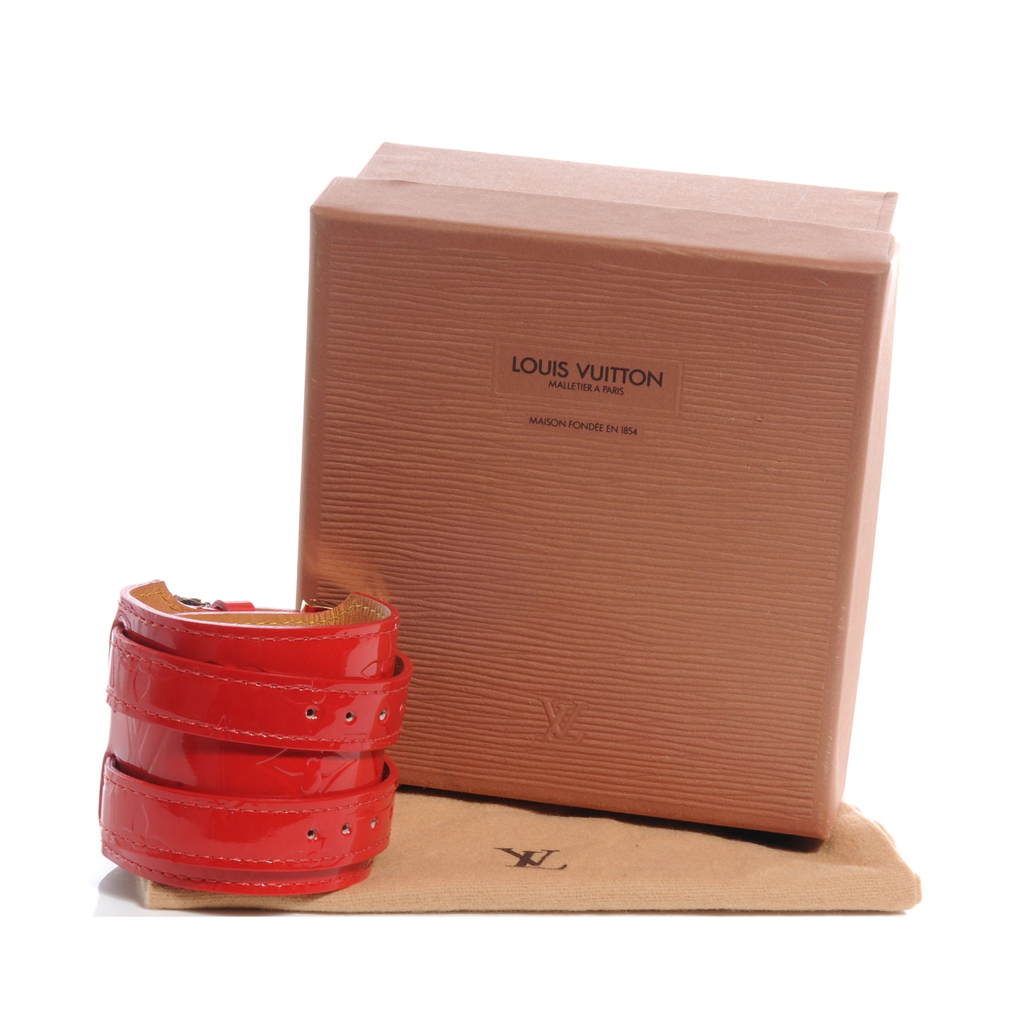 Vernis Charlton Bracelet Rouge