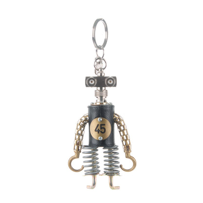 Prada Saffiano Robot Edward 45 Hook Trick Keychain 1 of 3