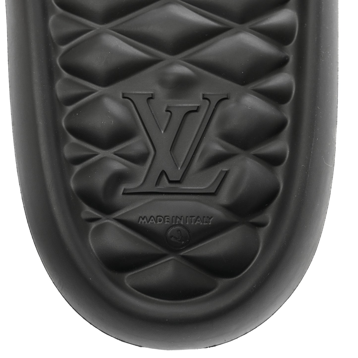 Rubber Monogram Mens Waterfront Mules 10 Macassar