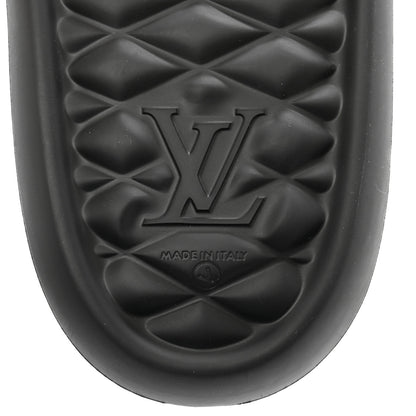 Louis Vuitton Rubber Monogram Mens Waterfront Mules 10 Macassar 7 of 7