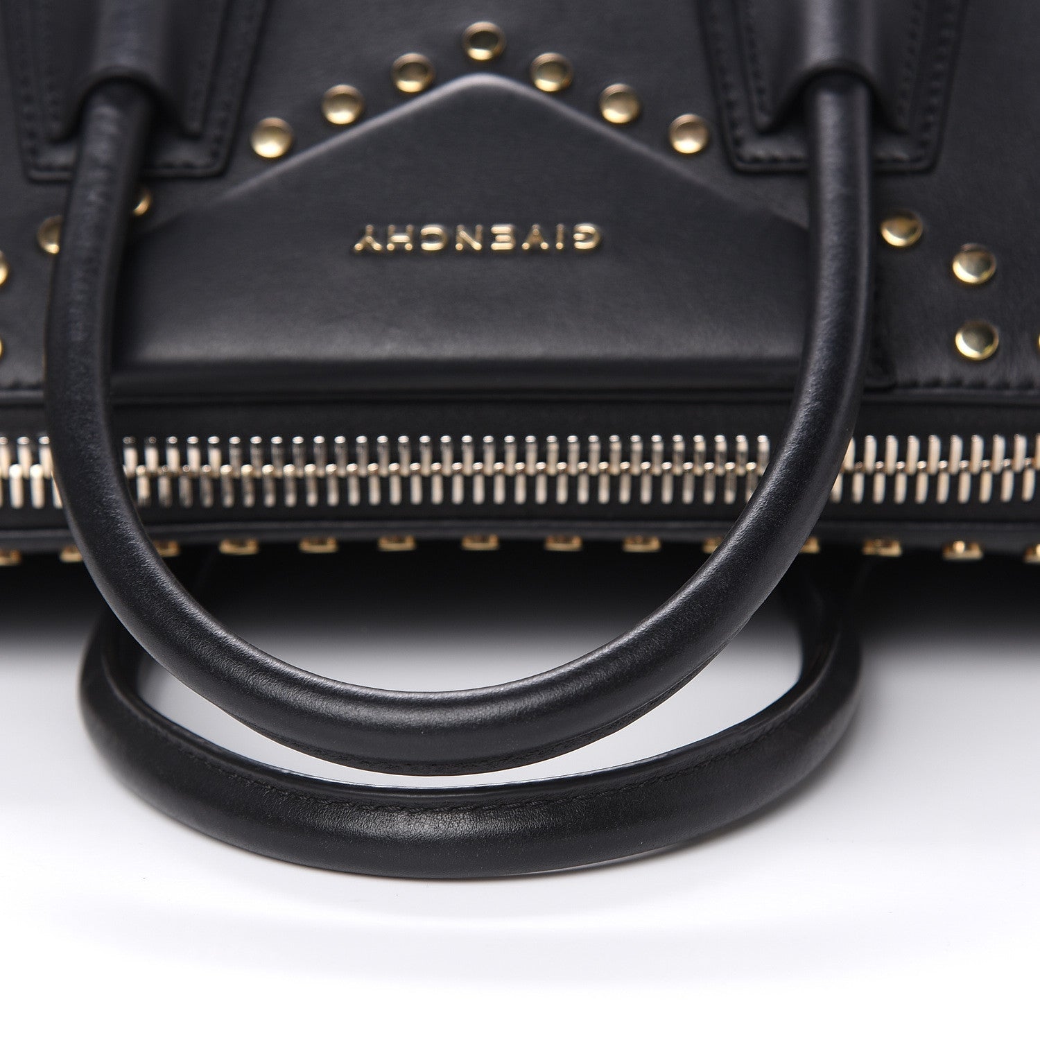 Givenchy Calfskin Medium Studded Antigona Black 16 of 16