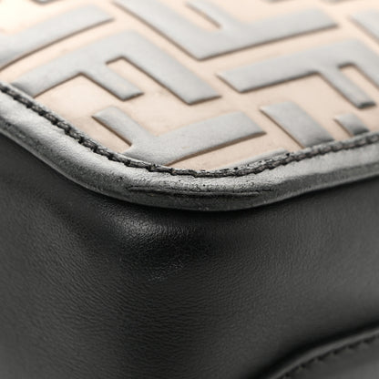 Fendi Vitello Century F is Fendi Bi-Color FF 1974 Embossed Camera Case Maya Black 11 of 12