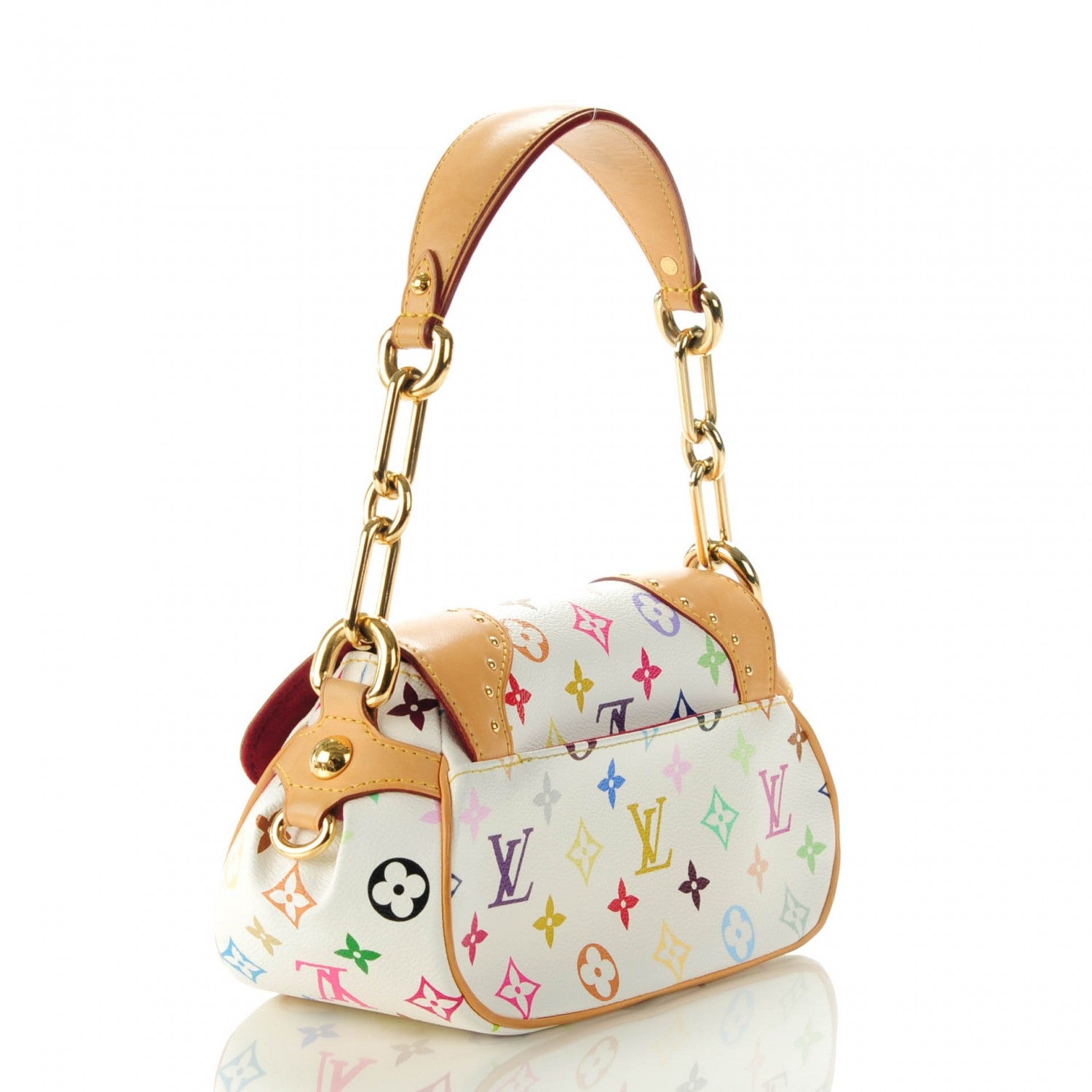 Louis Vuitton Monogram Multicolor Marilyn White 133906 – FASHIONPHILE