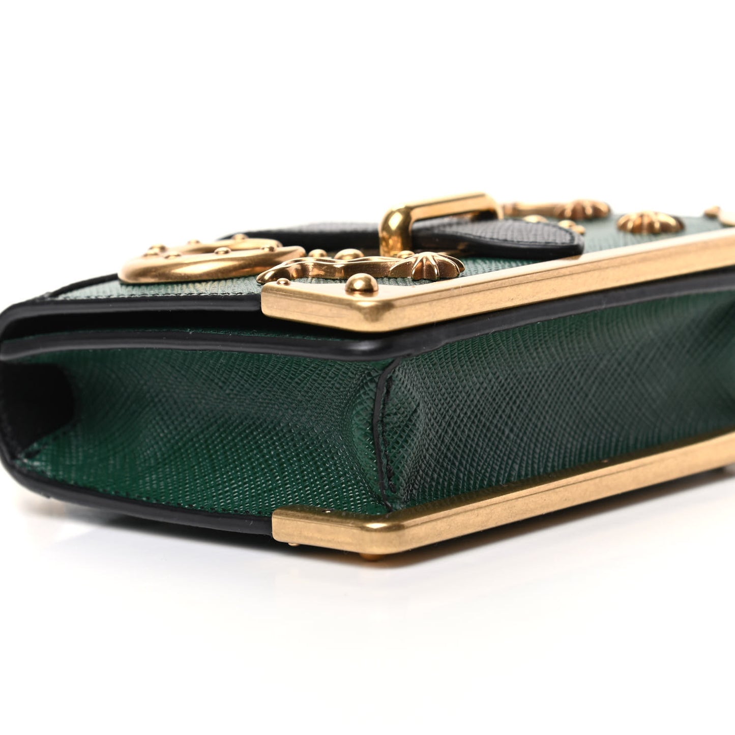Saffiano Astrology Mini Cahier Bag Black