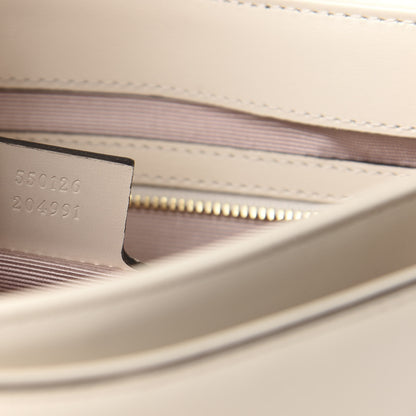 Gucci Calfskin Medium Arli Flap Shoulder Bag White 7 of 12