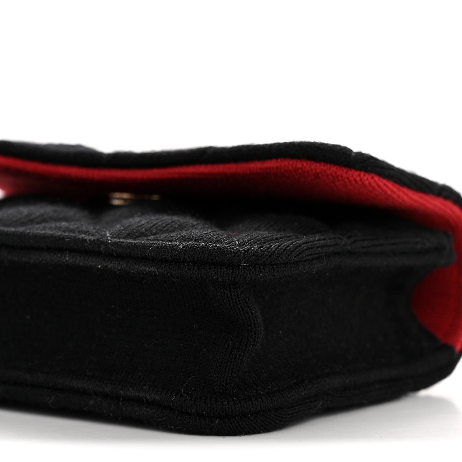 Chanel Jersey Quilted Micro Mini Flap Black 10 of 11