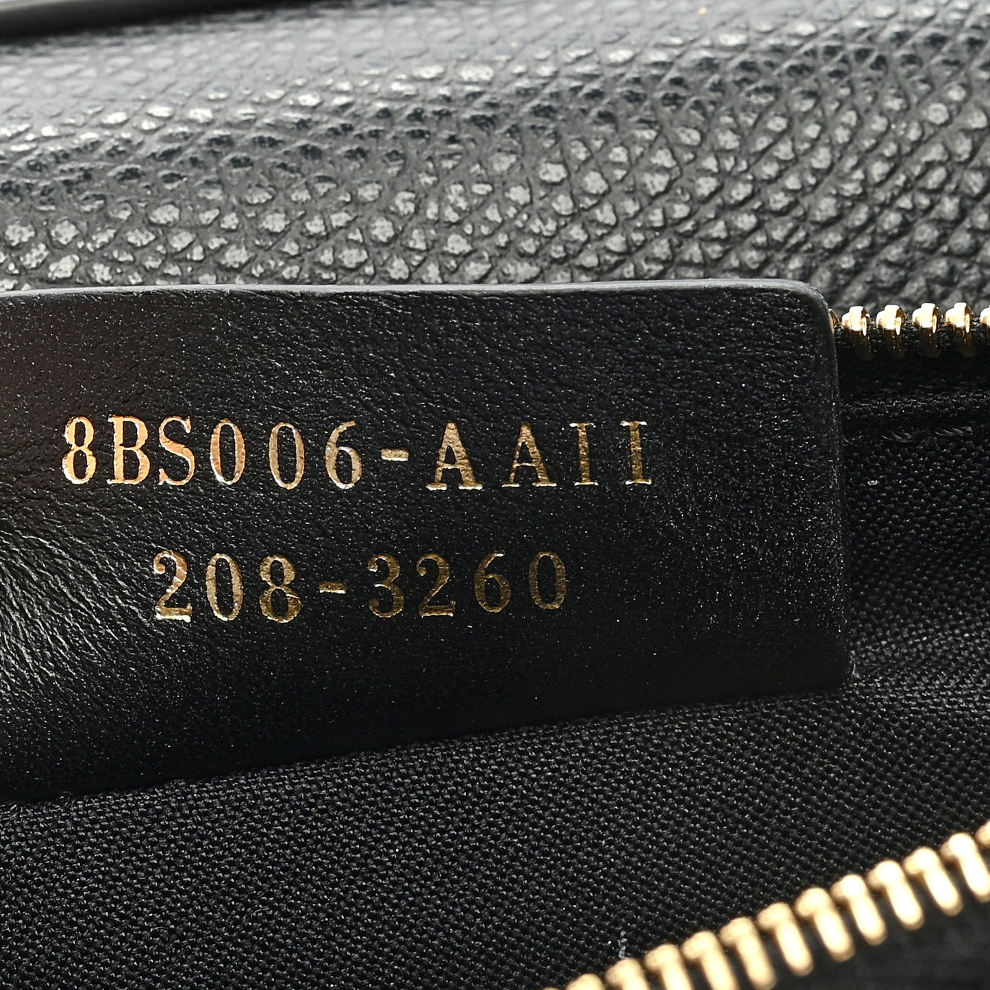 Vitello Cruise F is Fendi Bi-Color FF 1974 Embossed Medium Envelope Wallet On Chain Black Maya