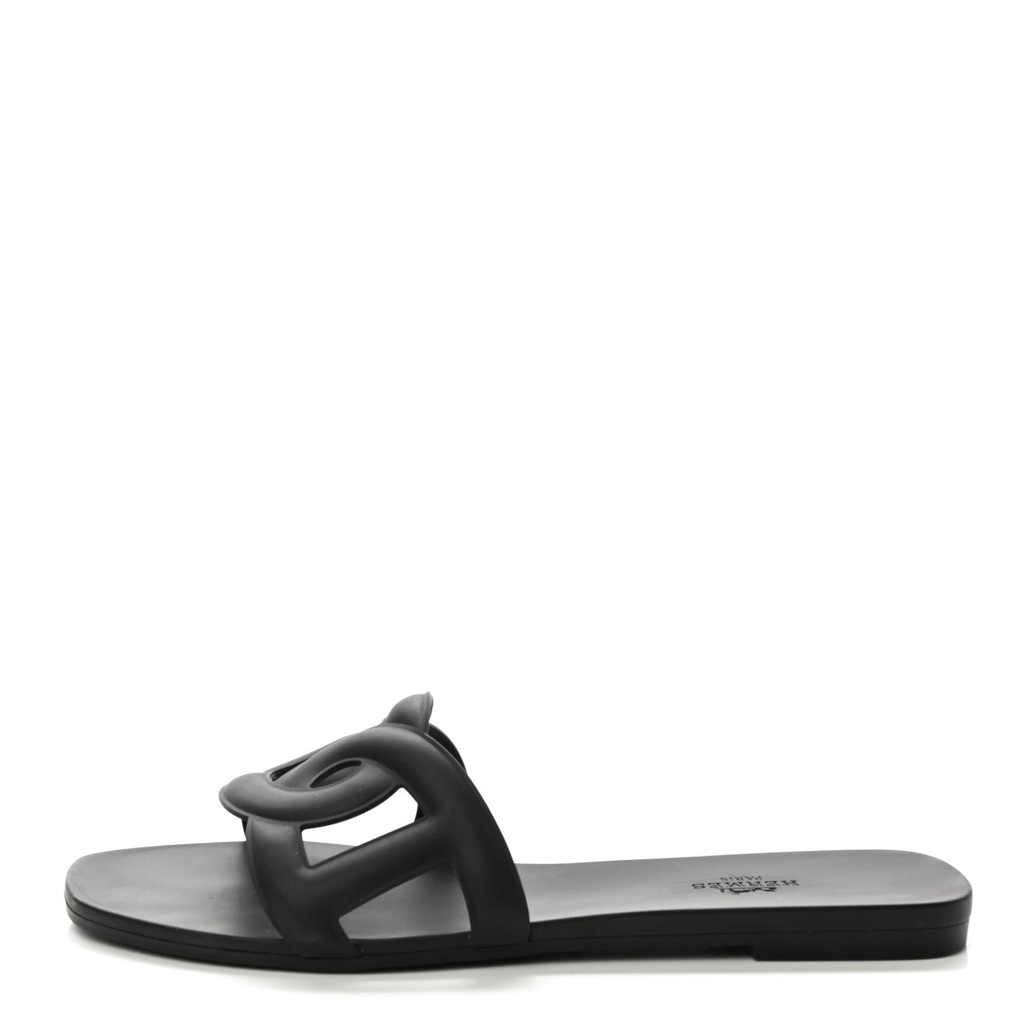 Rubber Aloha Sandals 39 Black