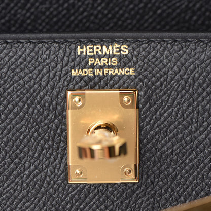 Hermes Epsom Kelly Sellier 25 Black 25 of 35