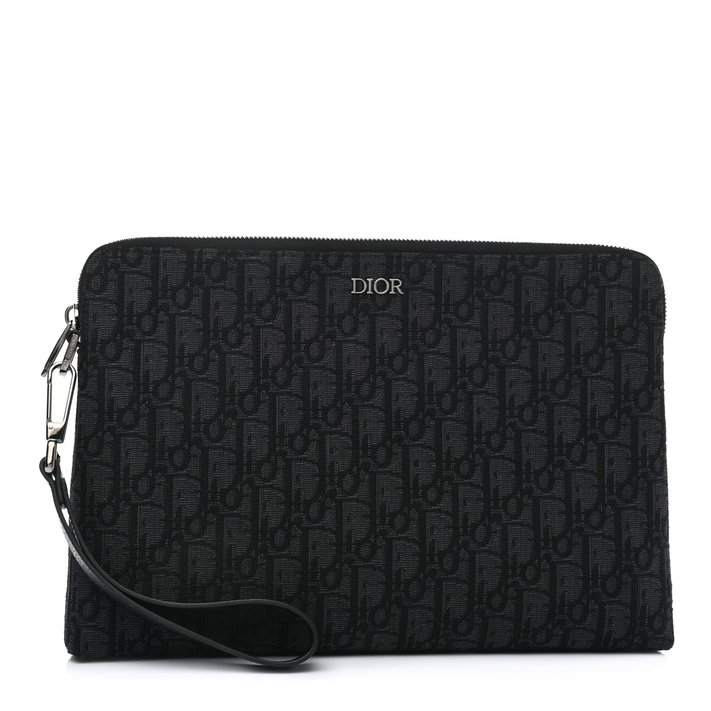 Oblique Jacquard Triangle Case Black Multicolor