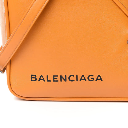 Balenciaga Calfskin S Triangle Duffle Orange 10 of 11