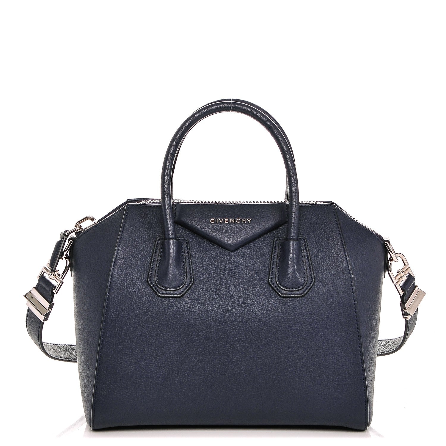 Givenchy Sugar Goatskin Small Antigona Navy 1 of 7