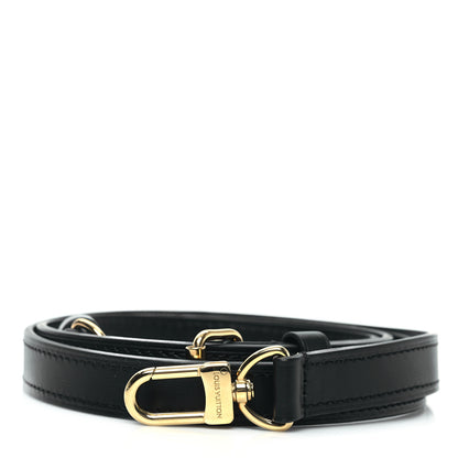 Louis Vuitton Calfskin Adjustable Speedy Bandouliere Shoulder Strap Black 1 of 3