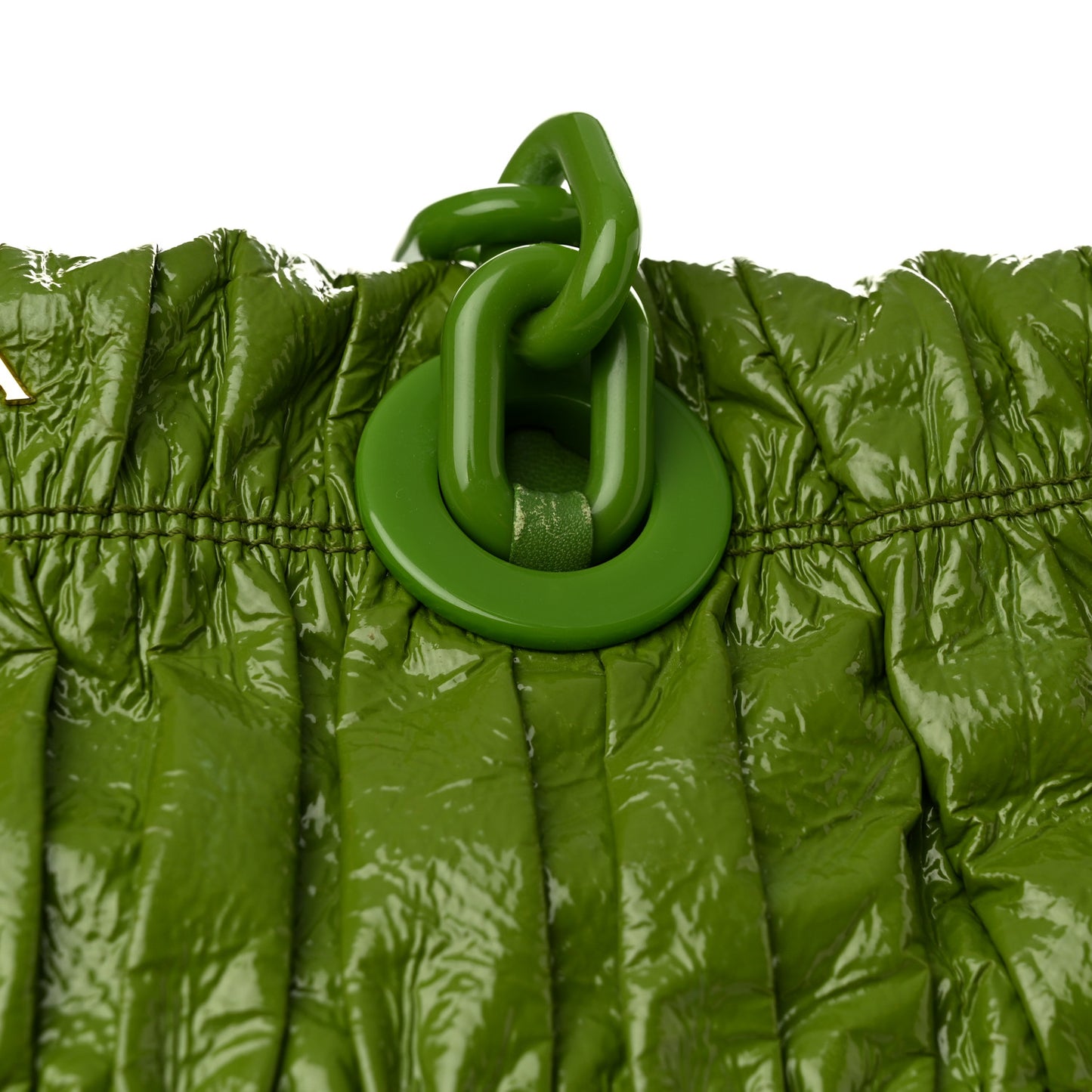 Vernice Gaufre Tote Green