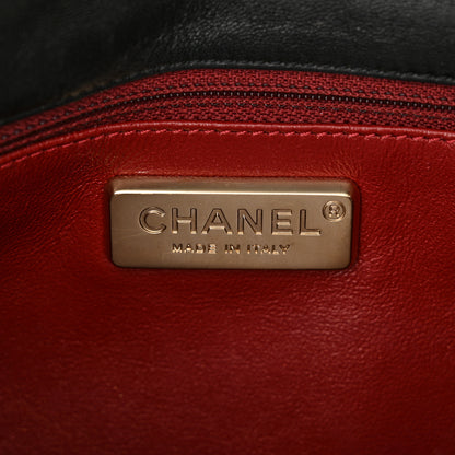 Chanel Lambskin Quilted Medium Westminster Pearl Flap Black 6 of 12