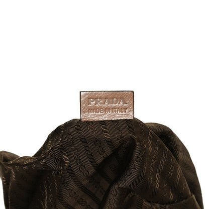 Prada Glace Calf Sfumata Pleated Hobo 7 of 11