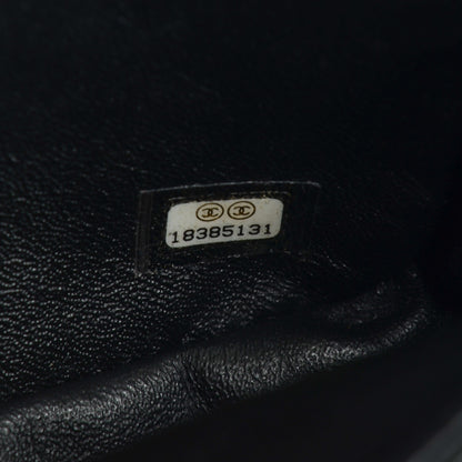 Chanel Lambskin Patent Quilted CC Twist Flap Black 8 of 8
