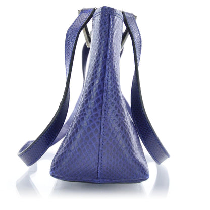 Gucci Lizard Embossed Leather Shoulder Bag Purple 4 of 9