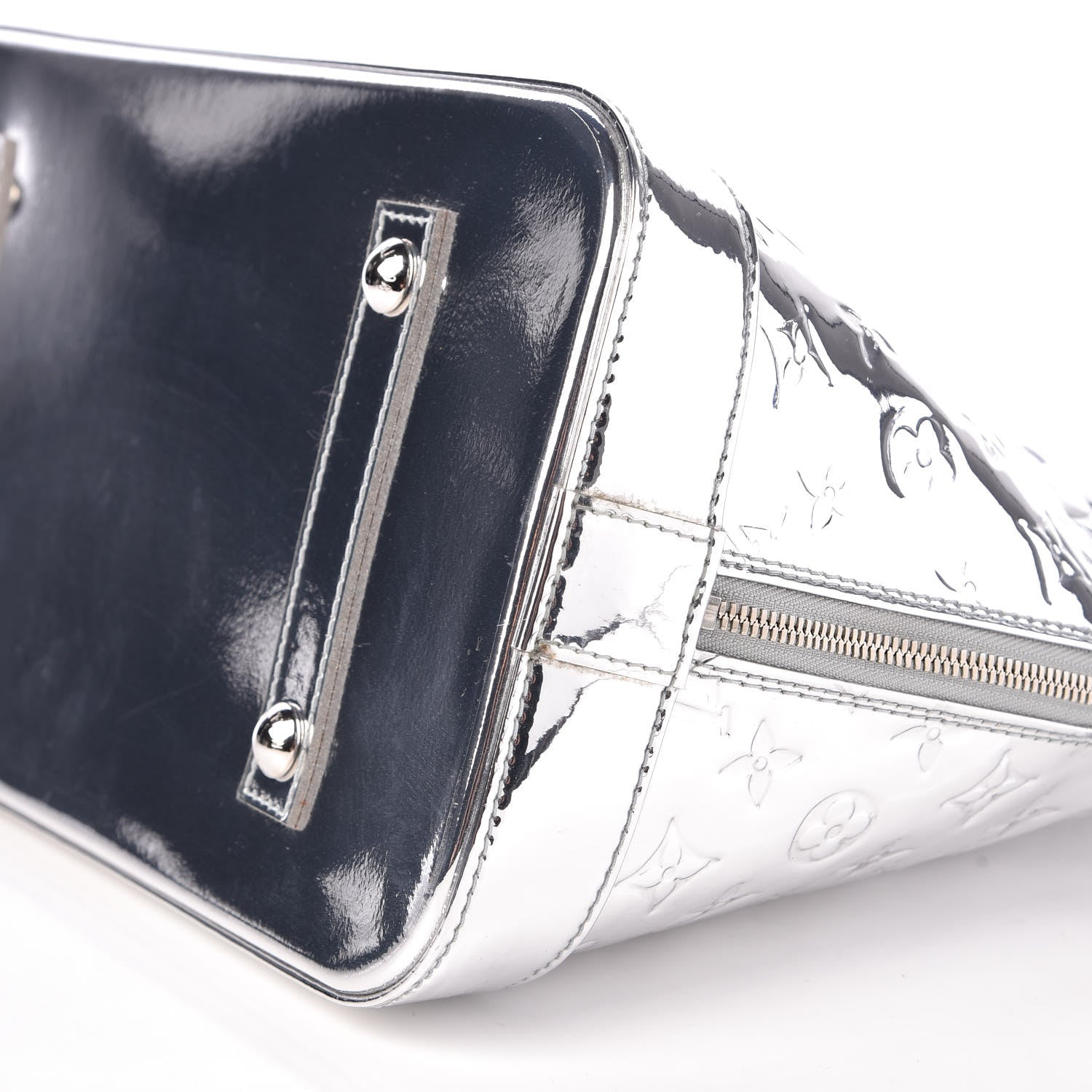 Louis Vuitton Monogram Miroir Alma MM Silver 9 of 9