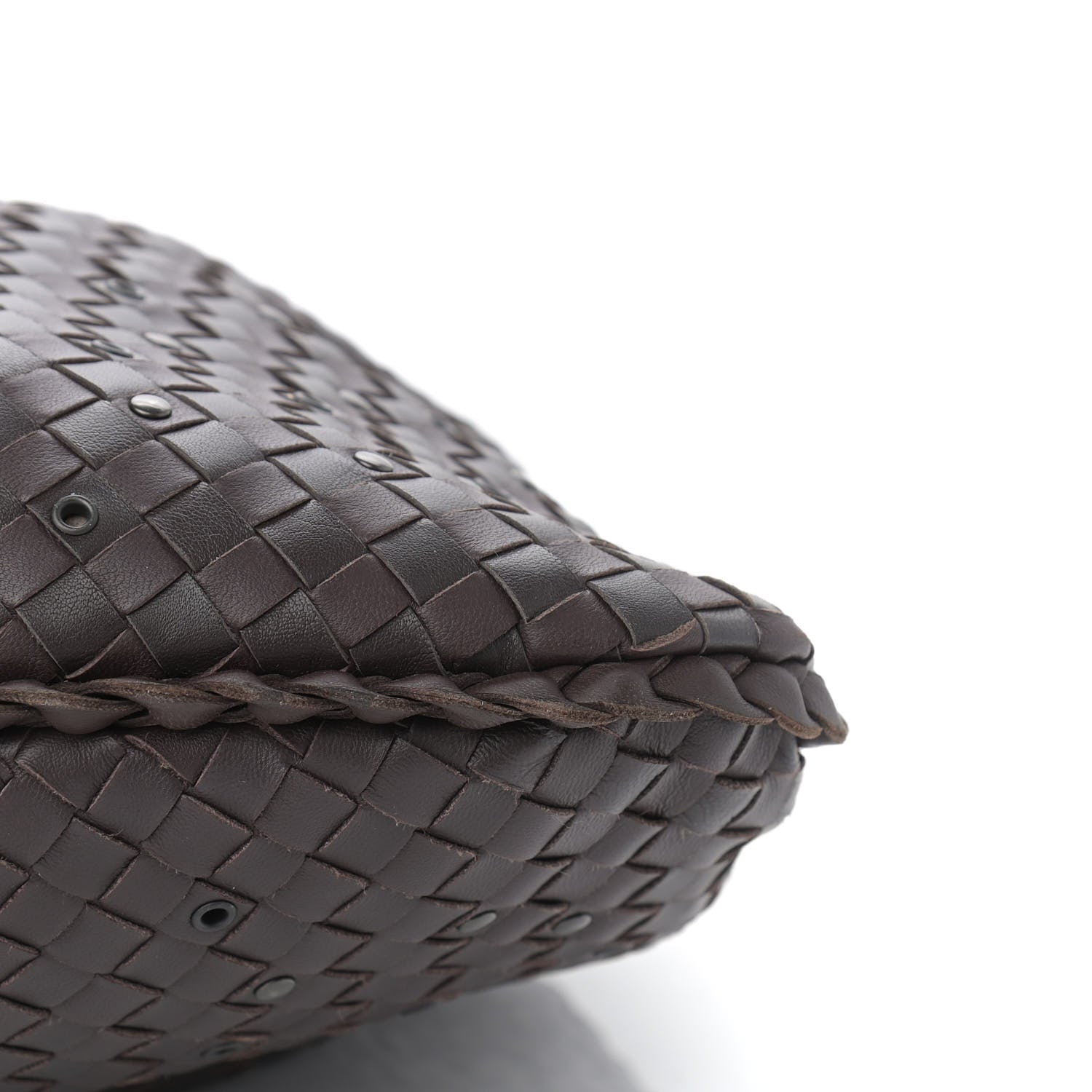Bottega Veneta Nappa Intrecciato Studded Medium Veneta Hobo Ebano 10 of 10