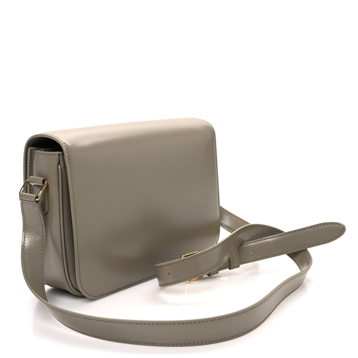 Shiny Calfskin Medium Triomphe Modern Taupe