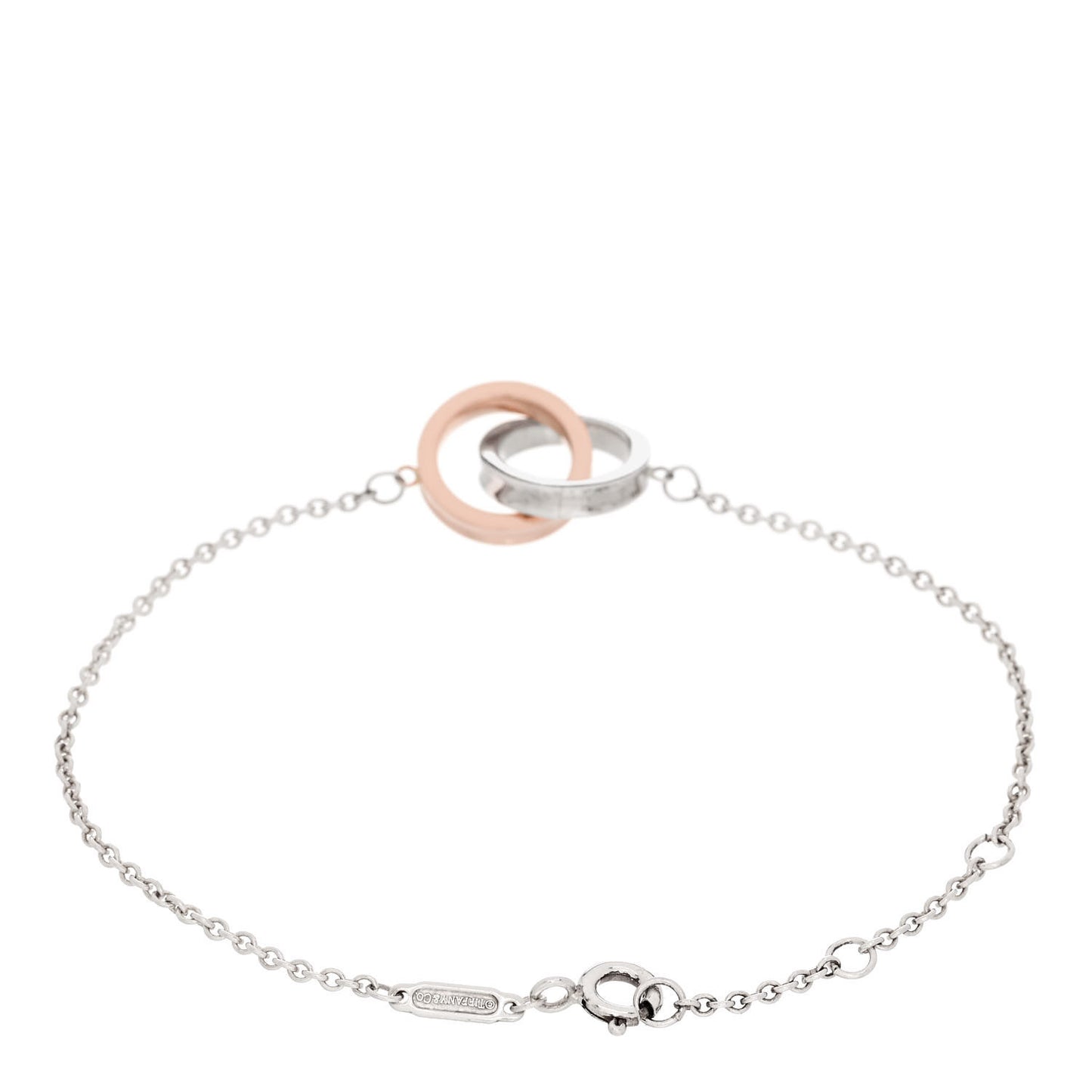 Sterling Silver Rubedo 1837 Interlocking Bracelet