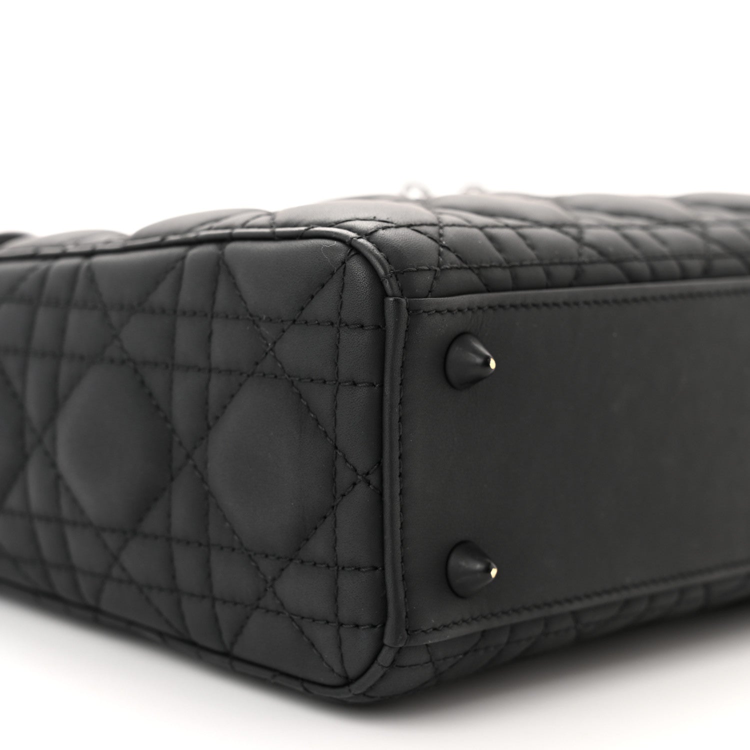 Christian Dior Ultra Matte Calfskin Cannage Small My ABCDior Lady Dior Black 9 of 17