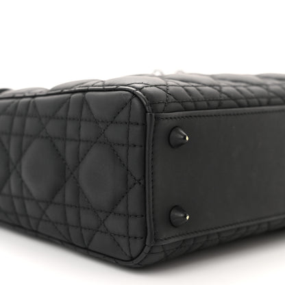 Christian Dior Ultra Matte Calfskin Cannage Small My ABCDior Lady Dior Black 9 of 17