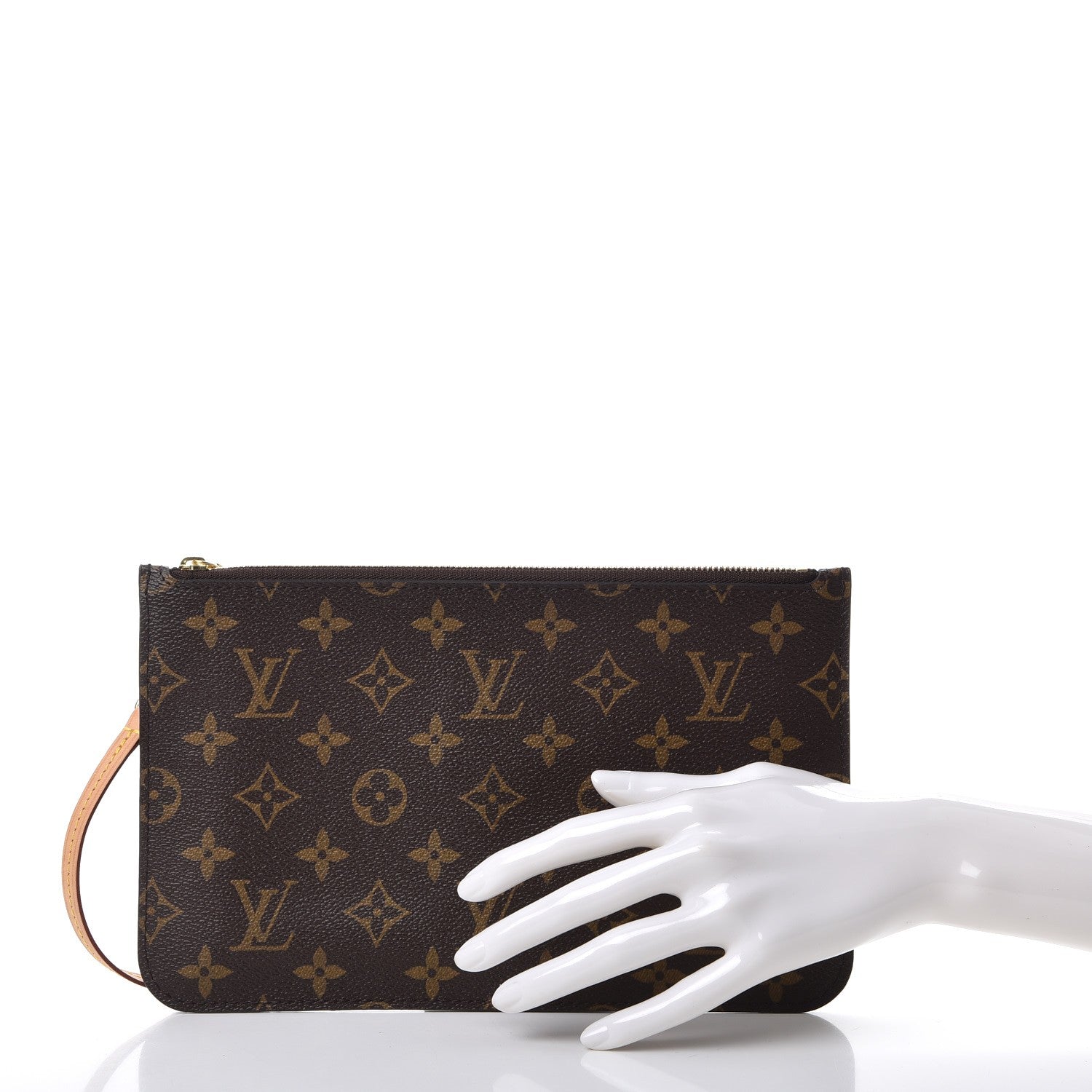 Louis Vuitton Monogram Neverfull MM GM Pochette 2 of 9