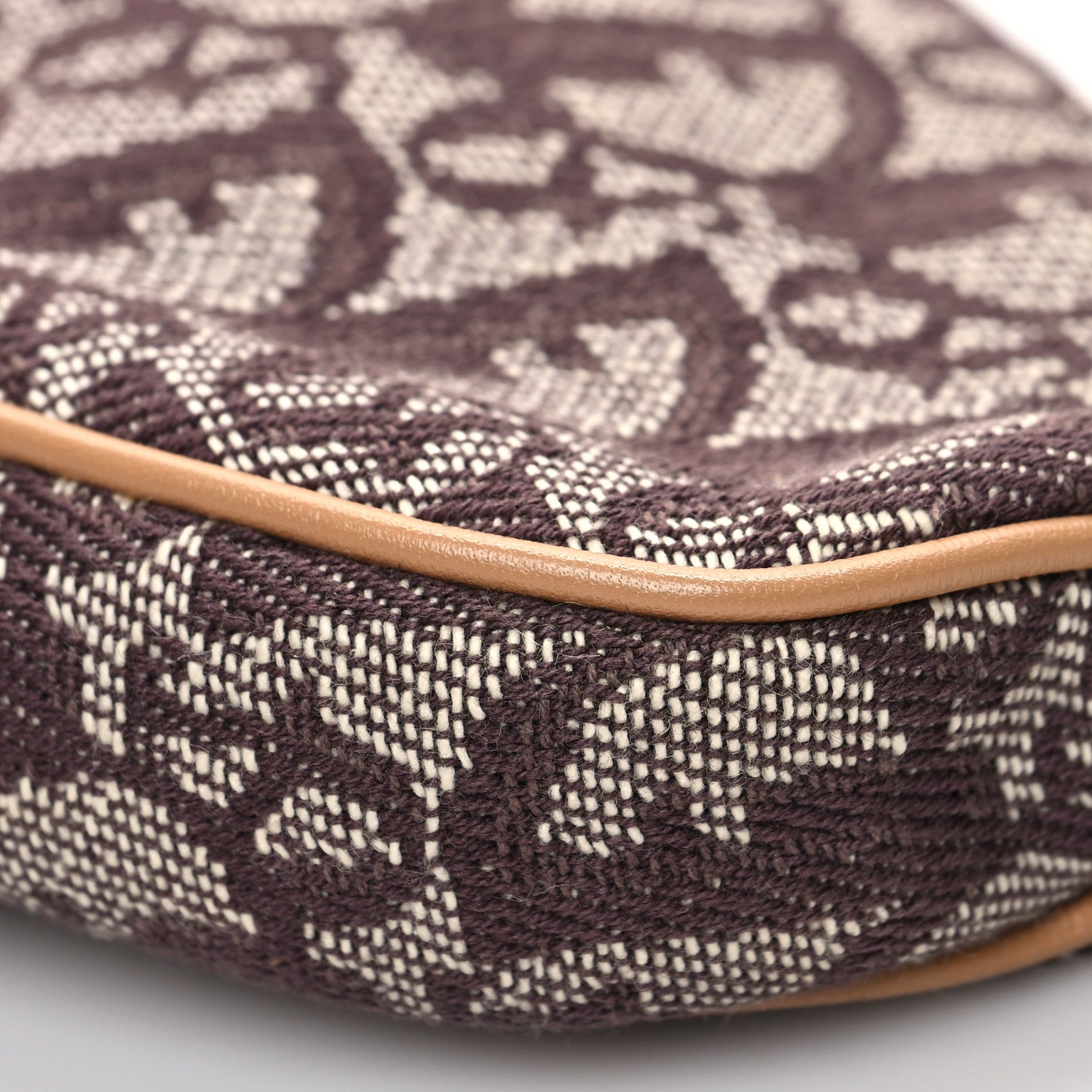 Christian Dior Monogram Mini Saddle Pochette Brown 9 of 9