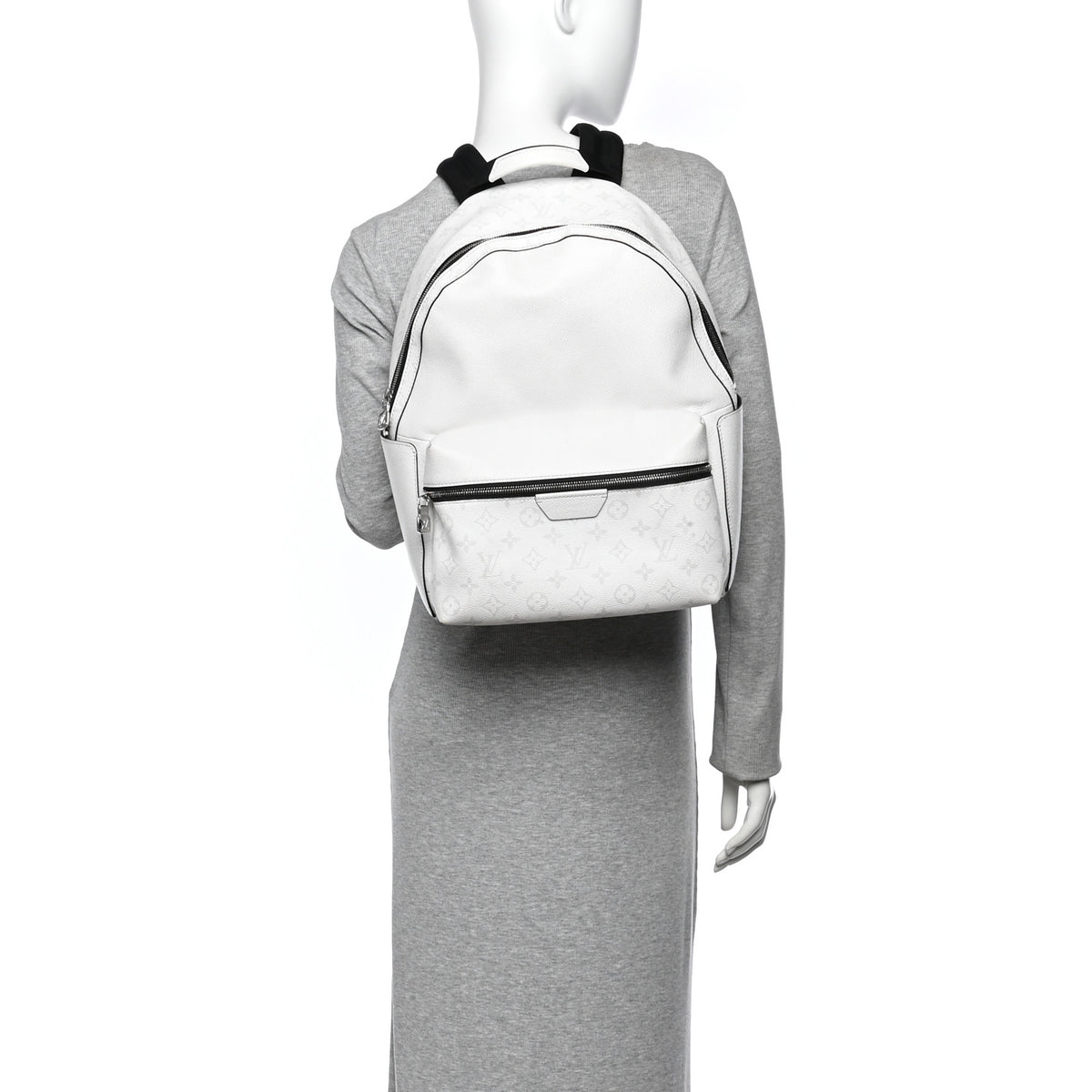 Louis Vuitton Taiga Monogram Discovery Backpack PM White 2 of 9