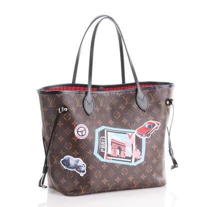 Louis Vuitton Monogram World Tour Neverfull MM 3 of 8