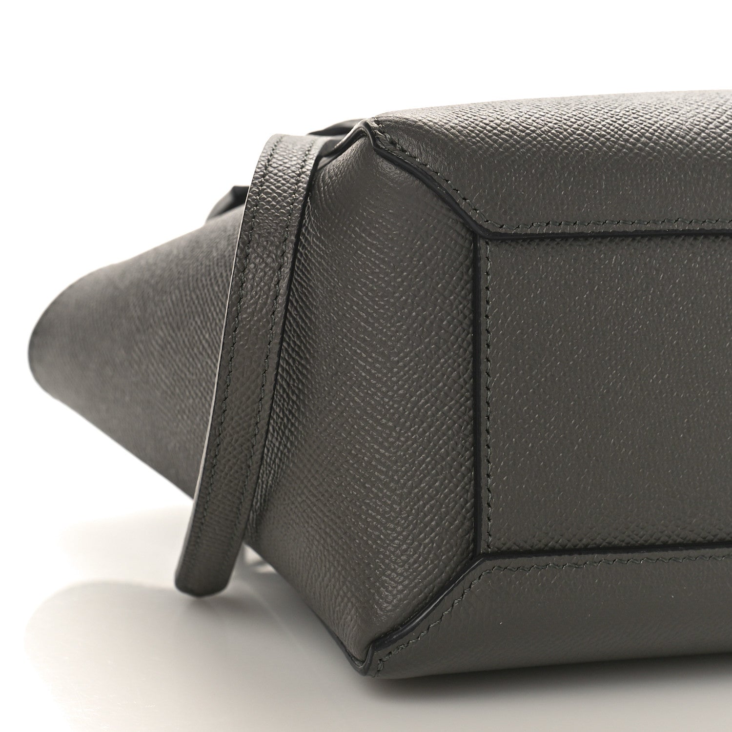 Celine Grained Calfskin Nano Belt Bag Grey 7 of 8