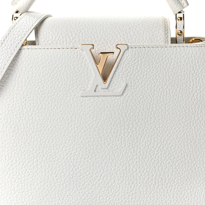 Louis Vuitton Taurillon Capucines BB Blanc Casse 7 of 10