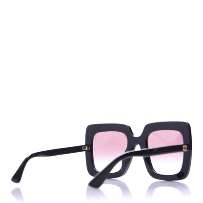 Gucci Acetate Crystal Oversize Sunglasses GG0148S Black 4 of 8