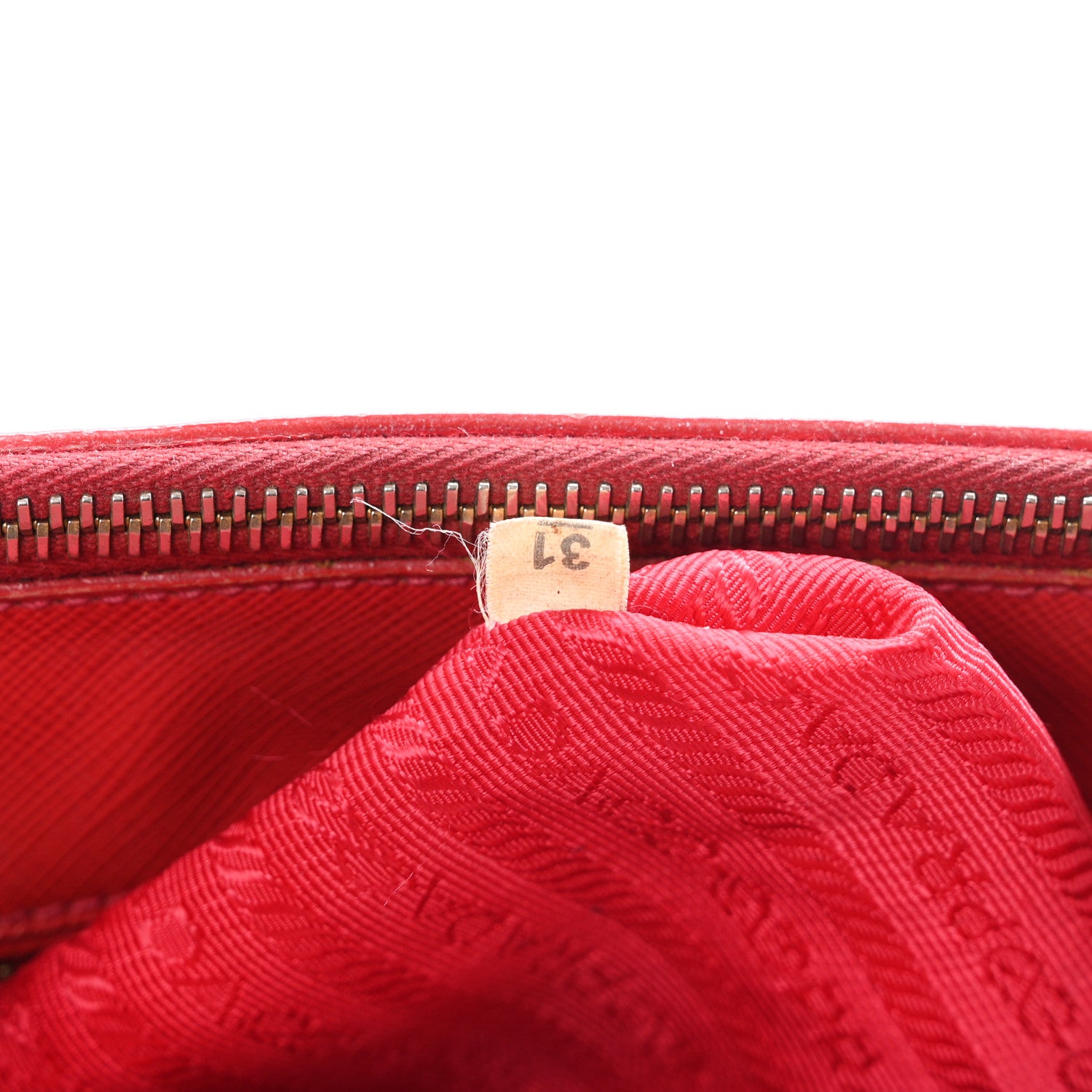 Prada Saffiano Lux Large Galleria Double Zip Tote Fuoco 7 of 12