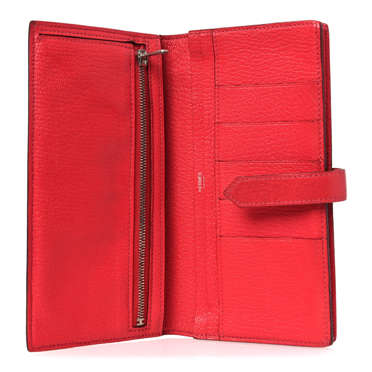 Chèvre Mysore Bearn Gusset Wallet Bougainvillea