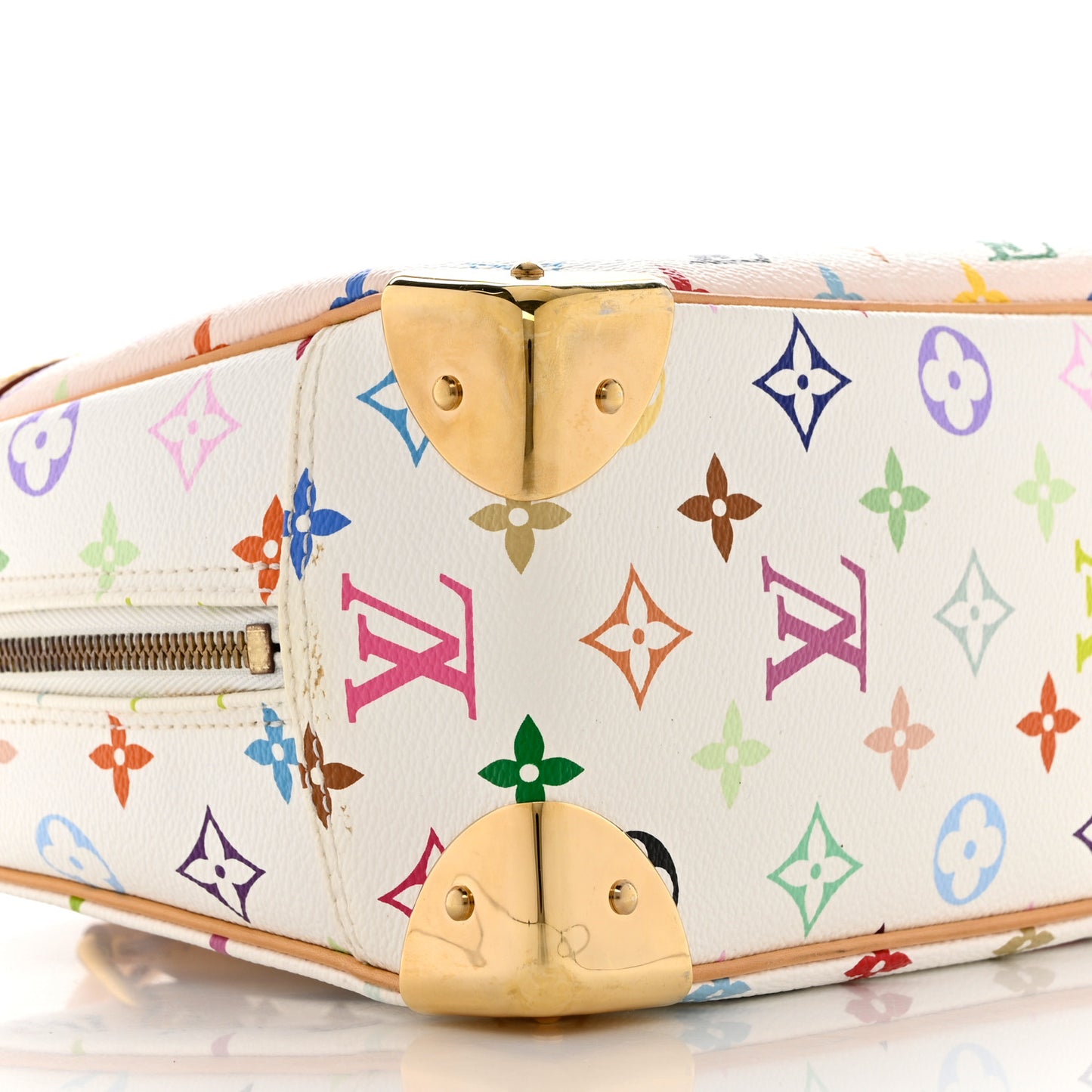 Monogram Multicolor Trouville White
