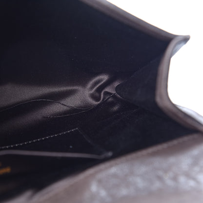 Saint Laurent Sheepskin Classic Y Ligne Clutch Brown 8 of 13