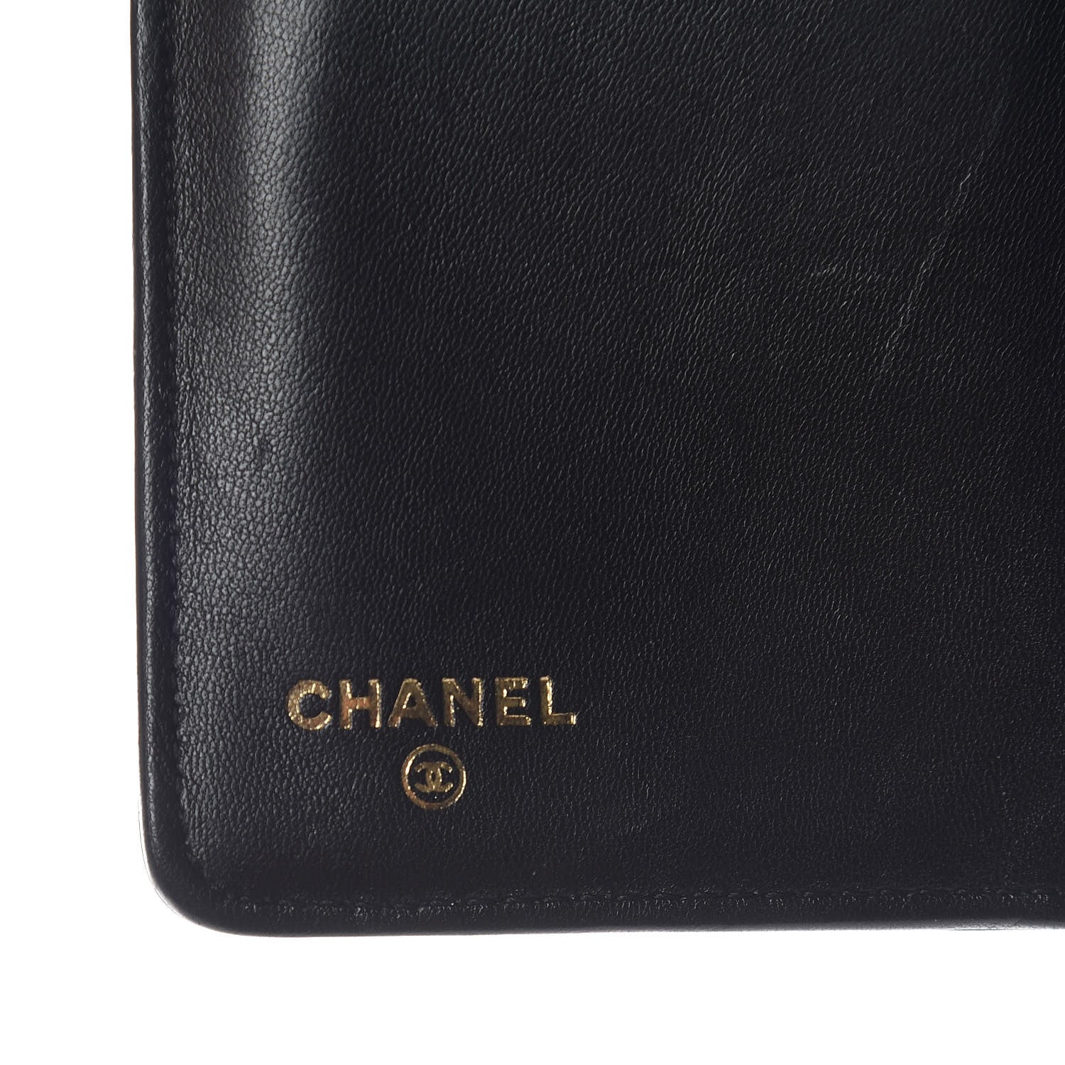 Chanel Lambskin Quilted Boy Yen Wallet Black 6 of 9